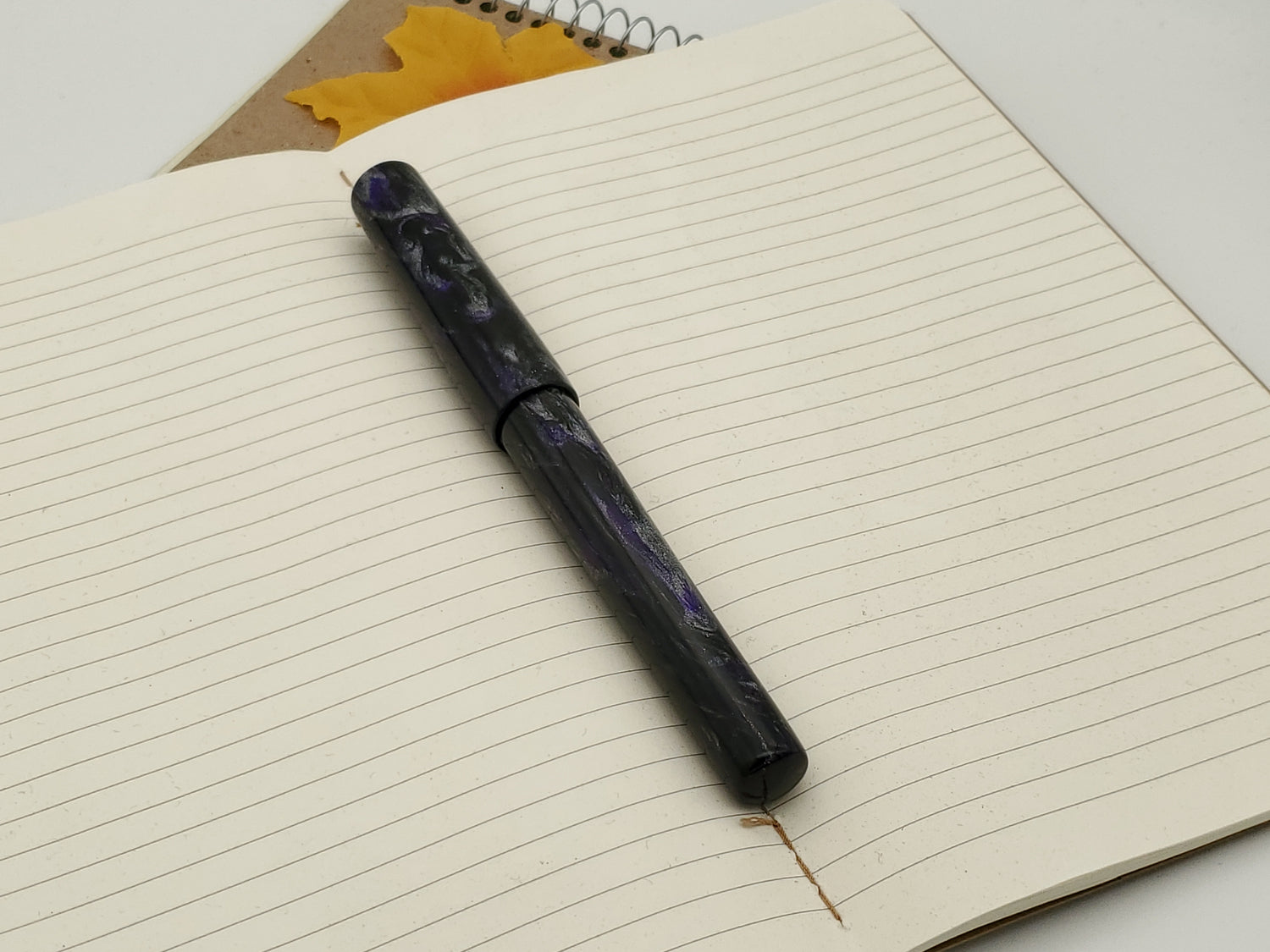 Bespoke Fountain Pen Purple Shimmer image 1