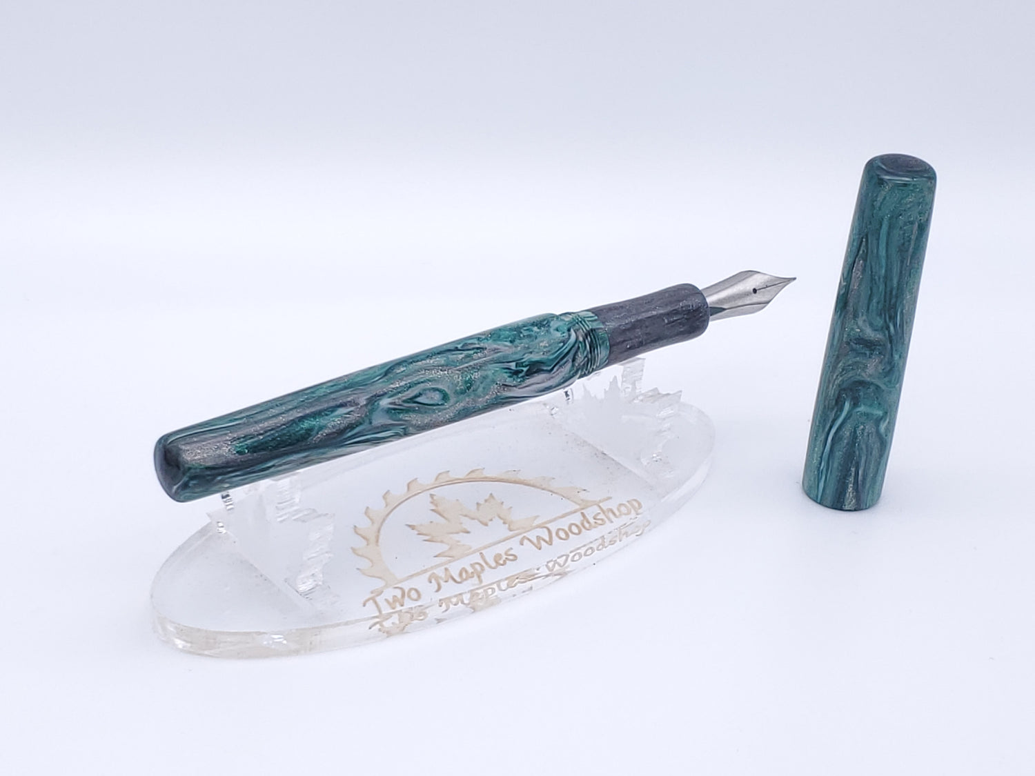 Emerald - Acer Model || Bespoke Fountain Pen || Bock 