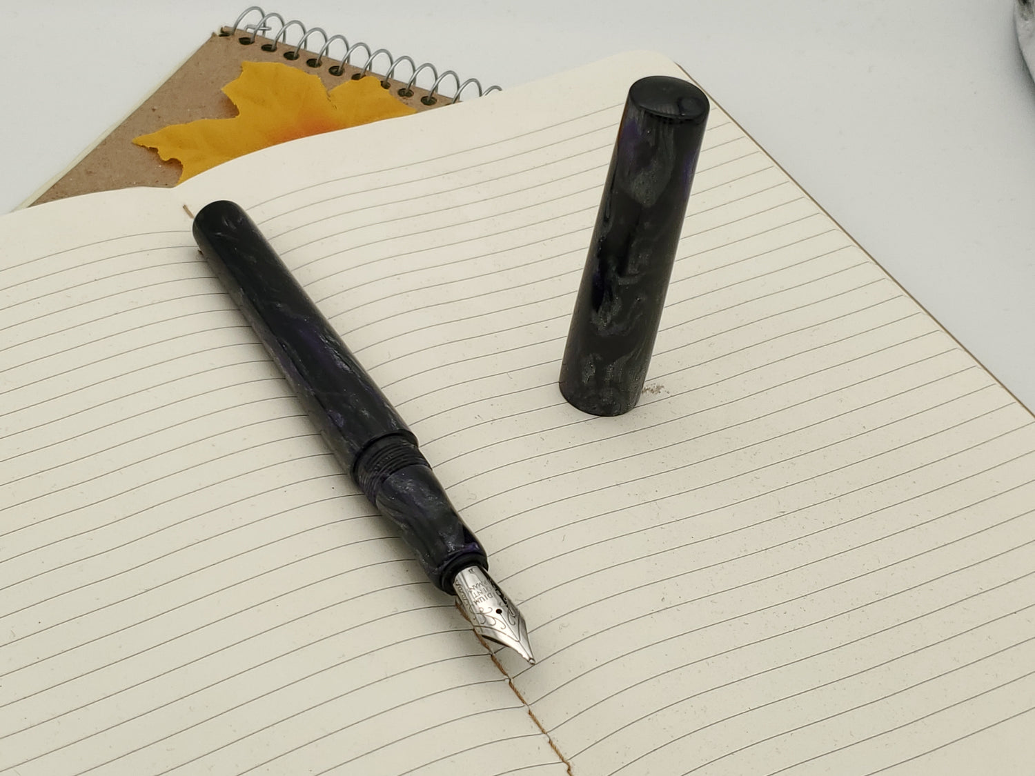 Bespoke Fountain Pen Purple Shimmer image 0