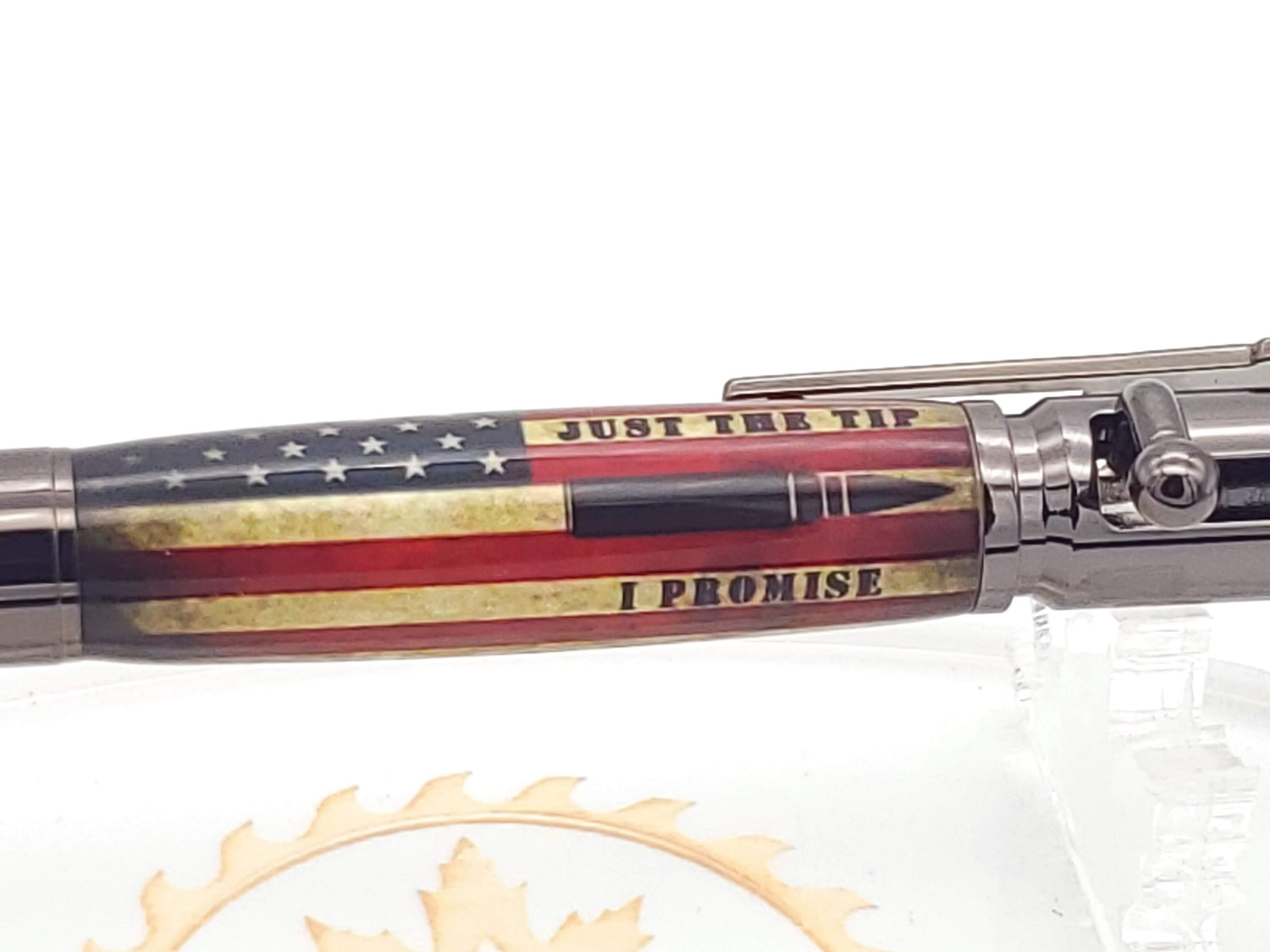 "Just the Tip" 30 Cal Bolt Action Ballpoint Pen image 1